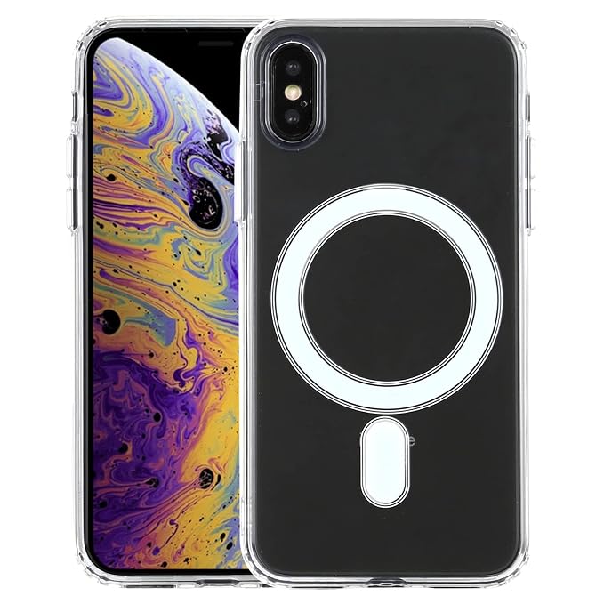 Solimo Basic Case for iPhone Xs (Thermoplastic Polyurethane_Clear)