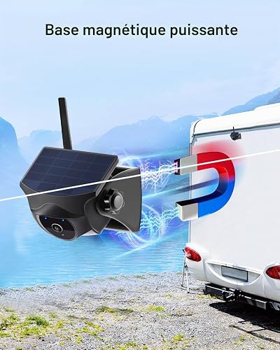 STONVUE 1080P Solar Magnetic Wireless Reversing Hitch Camera - 5