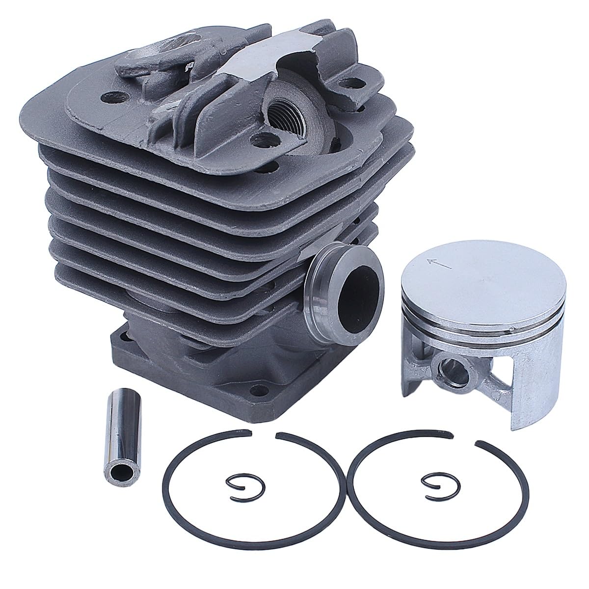 Piezas de Herramientas Kit de Filtro de Aire de Sello de Aceite de pistón de Cilindro de 48mm for Stihl 036 MS360#11250201206 repuestos de Motosierra Motosierra Gasolina