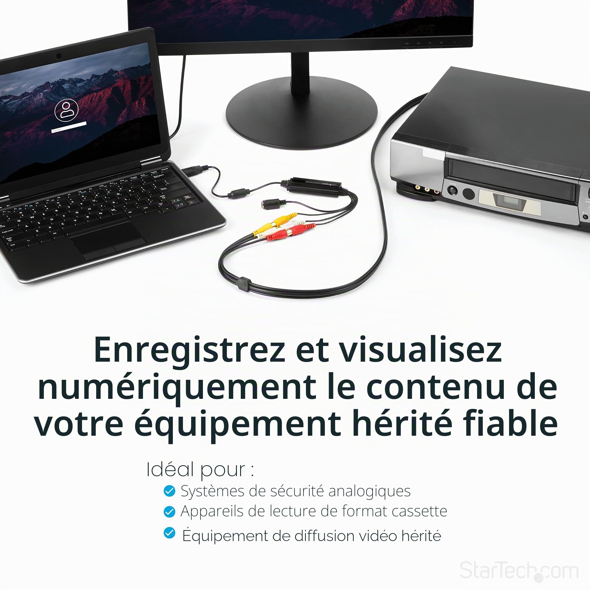 StarTech Adaptateur Acquisition Vidéo S-Vidéo vers USB (SVID2USB232)