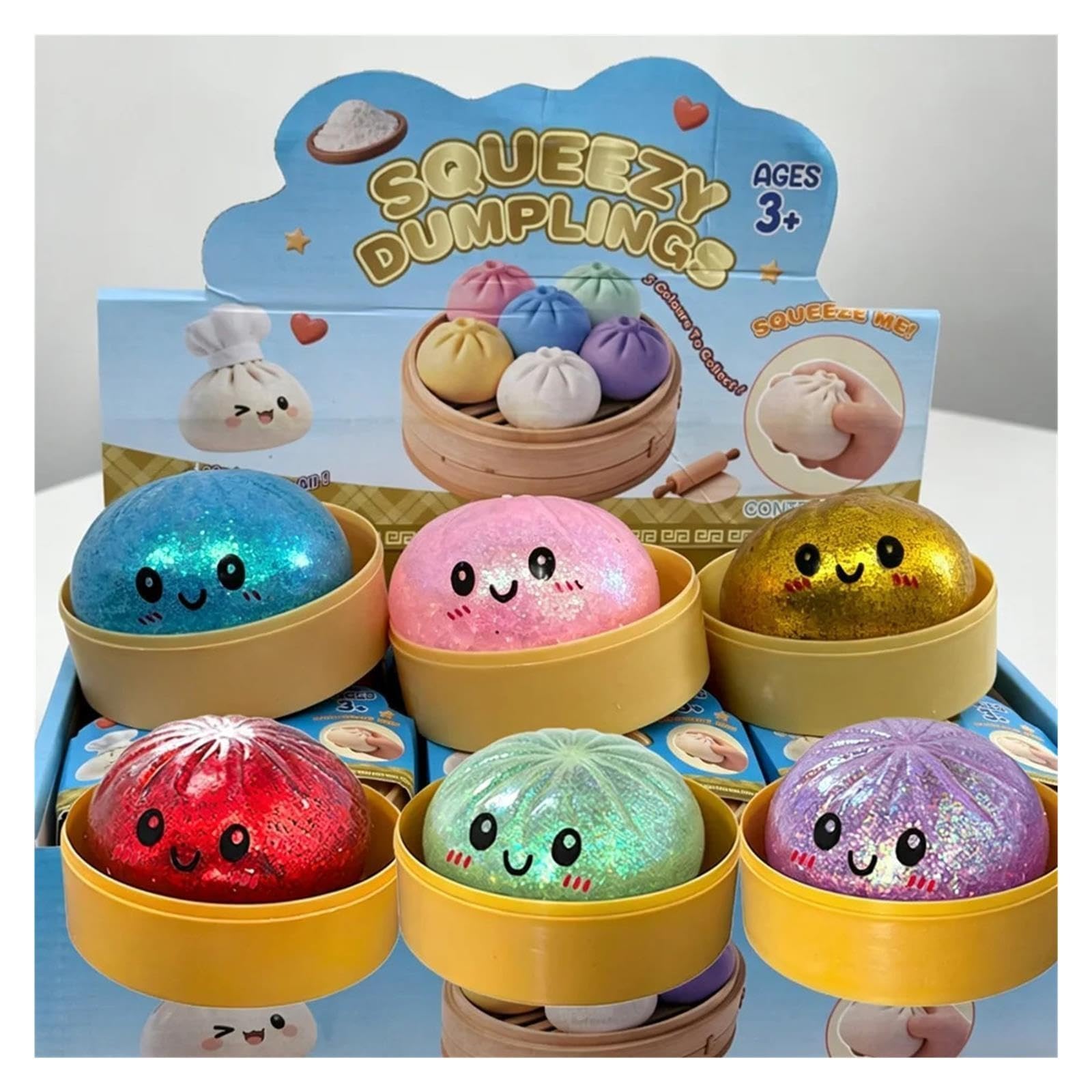 Glitter Compatibile For Gnocchi Squishy Con Scatola