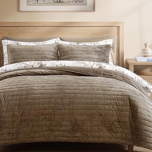 Miniatura 123 de WRENSONGE - Juego de edredón blanco tamaño queen de 3 piezas, colcha ligera para todas las estaciones del verano, juego de ropa de cama suave con 2