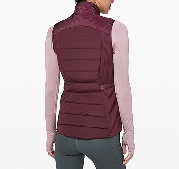 lululemon Down For It All Vest (Dark Adobe, 6) at Amazon Women's