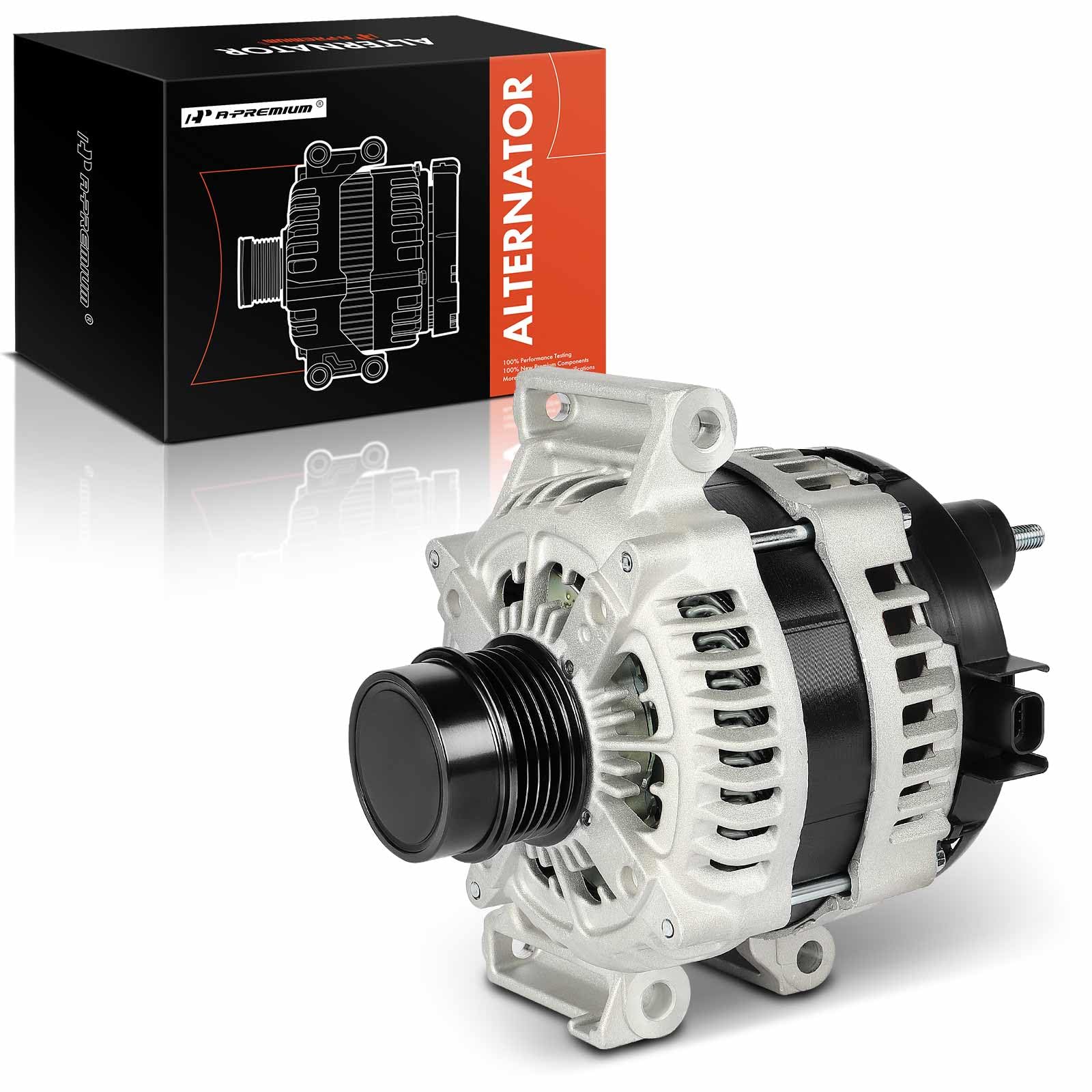 Photo 1 of A-Premium Alternator - 12V 170A CW 5-Groove Decoupler Pulley