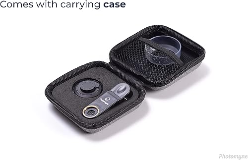 Miniatura 9 de Photomyne Lente profesional de fotografía macro HD para smartphone y tableta con aumento de 10X  Lente macro de clip desmontable para iPhone con