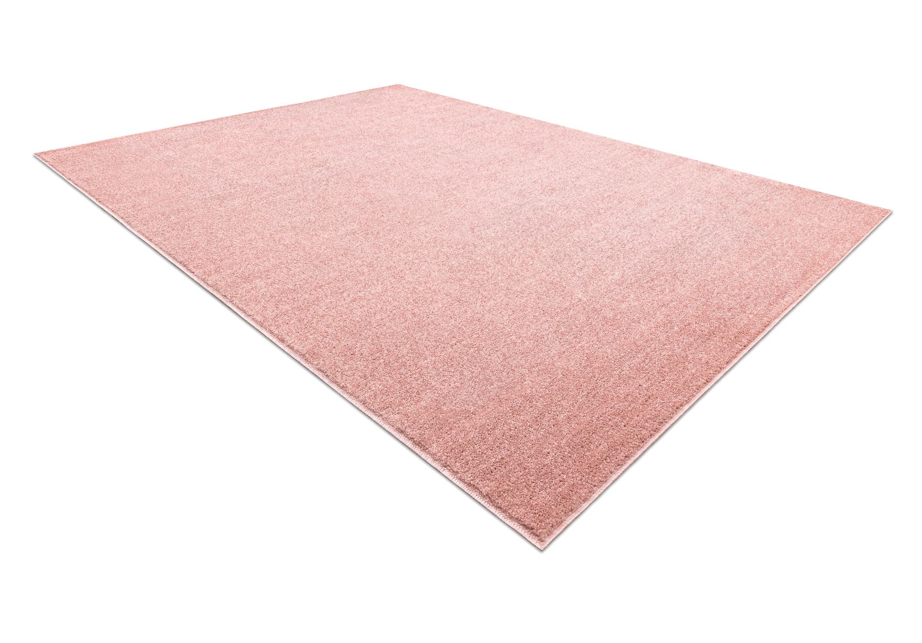 rugsx Eton Plus Tapis pour Salon et Chambre Rose poudré 200x200 cm