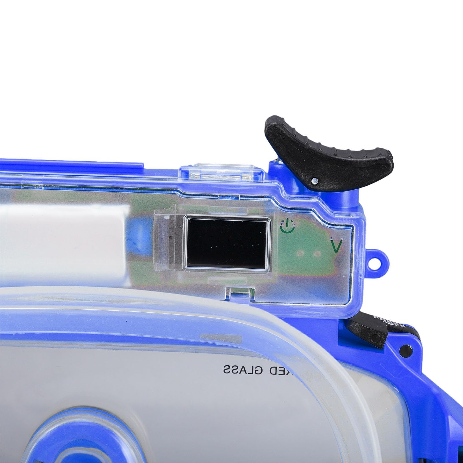 Occhialini da Sub con Fotocamera 2K, Occhialini da Sub 15M | Obiettivo Grandangolare da 100° Impermeabile, Stabilizzazione Elettronica Dell'immagine, Connessione App per Snorkeling Apnea