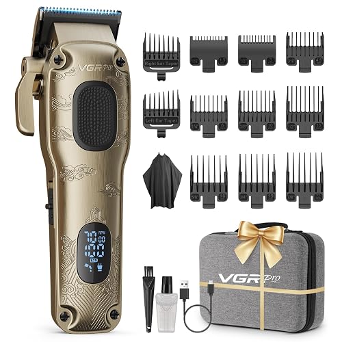 VGRPRO Hair Clippers for Men Professional, Cordless & Corded Barber