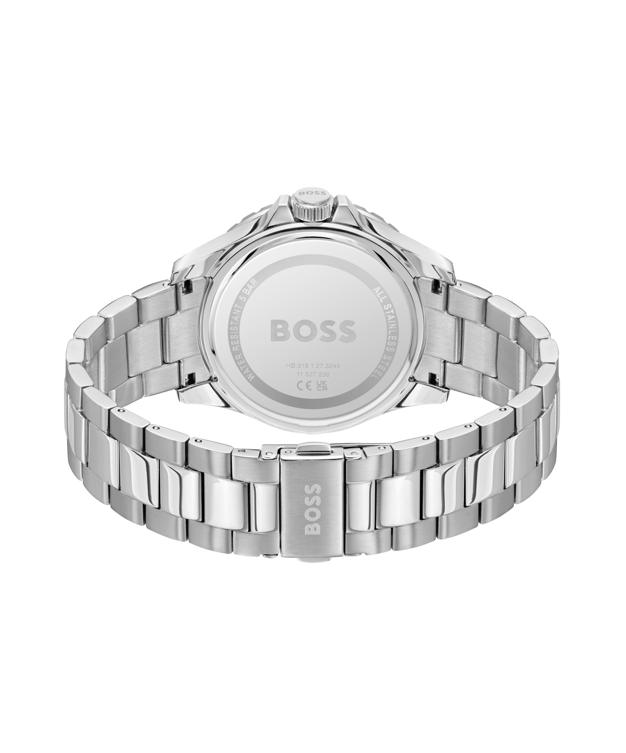 BOSS Montre à Mouvement à Quartz Trois Aiguilles pour Homme Collection TROPER Sport - Disponible avec Bracelet en Acier Inoxydable ou Silicone