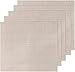Siatka grillowa, uchwyt na grilla, grill Grilling Mesh Mat PTFE Powlekany arkusz non -kij do piekarnika mikrofalowe akcesoria do pieczenia węgla drzewnego 15.75x13 cala - czarny (Color : Brown)