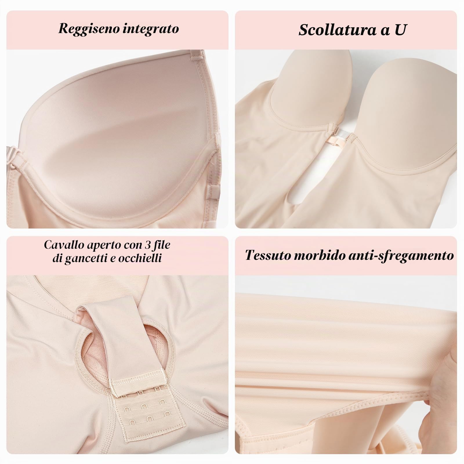 Slimers Shapewear Bodysuits 0062 Body modellante Donna