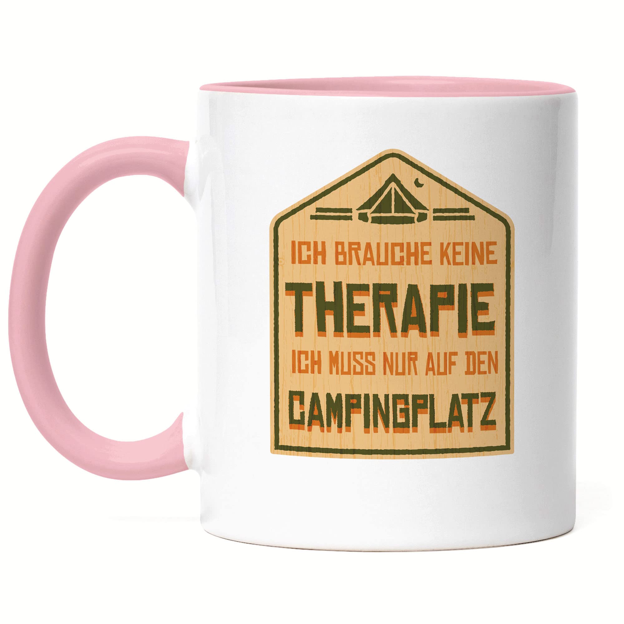 Schild Ich Brauche Keine Therapie Nur Ein Campingplatz Camper 3 Mm Al