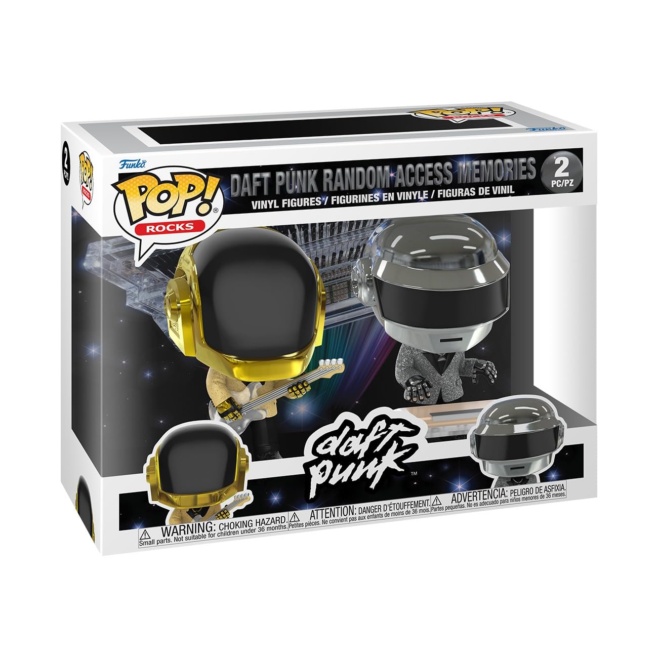 Funko Pop! Rocks: Daft Punk – Lose Yourself to Dance – 2 Pack – - Les Beatles, Paul McCartney, John Lennon, RIngo Starr, George Harrison Funko Pop! Rocks: Daft Punk - Lose Yourself to Dance - 2 Pack -