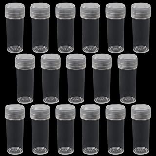 150 PCS 5 ML Plastic Sample Bottles Vials Sample Container with Lid Clear Vial Storage Container for Small Items