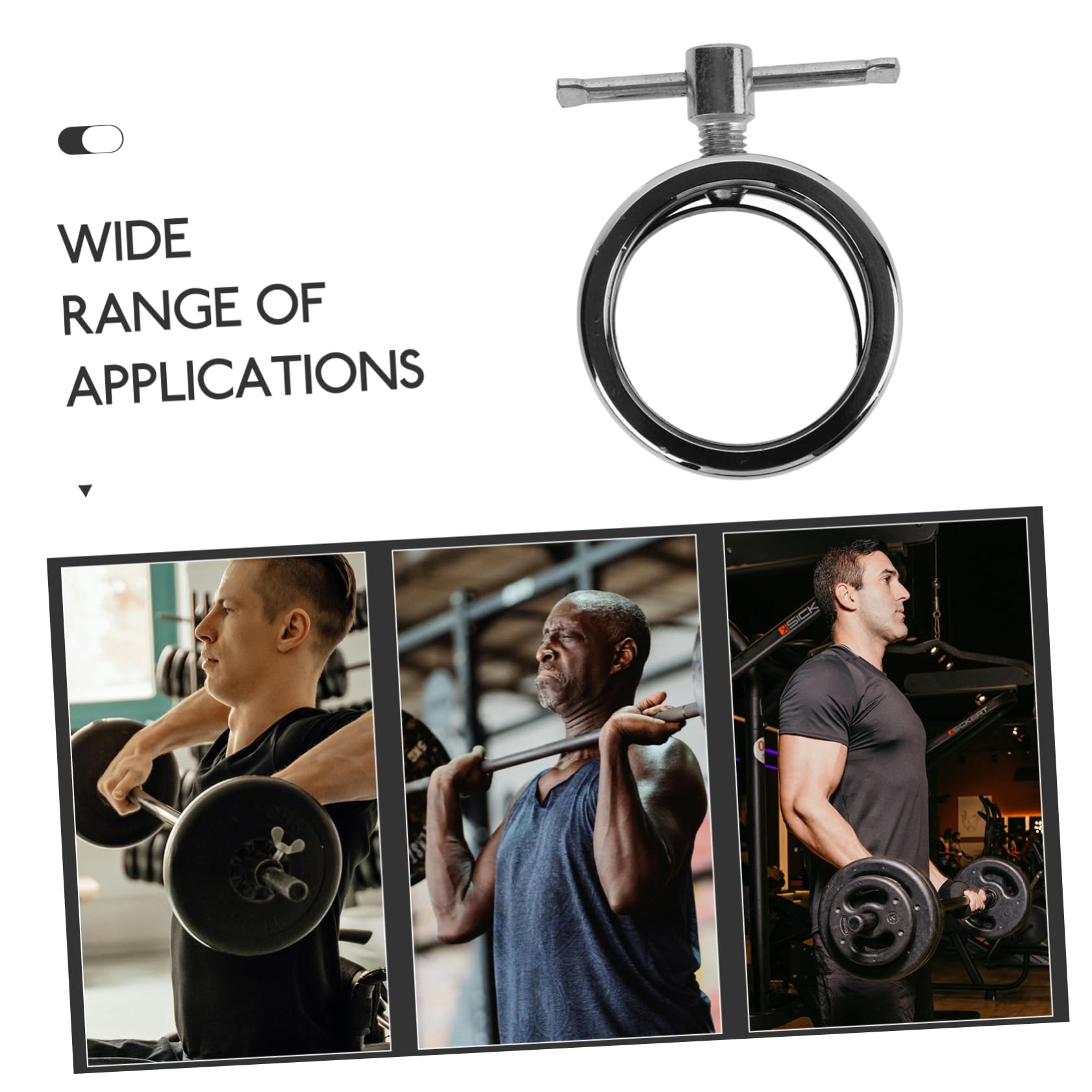 balacoo Barbell Clip Bar Collar Quick Release Clamp Weight Supply Collar Pins Gym Accessory