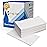 AMERICAN HOMESTEAD Disposable Hand Towels for Bathroom - White LinenLike Guest Napkins - Ideal Paper Dinner Napkins or Bathroom Towels for Guests - 100 Count - Smooth - 15.5 x 12