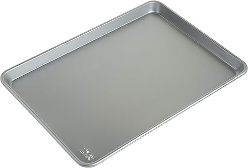 Miniatura 10 de Chicago Metallic juego de fuentes para horno poco profundas para galletas antiadherentes profesionales con charola para cocina de 17 in x 1225 in