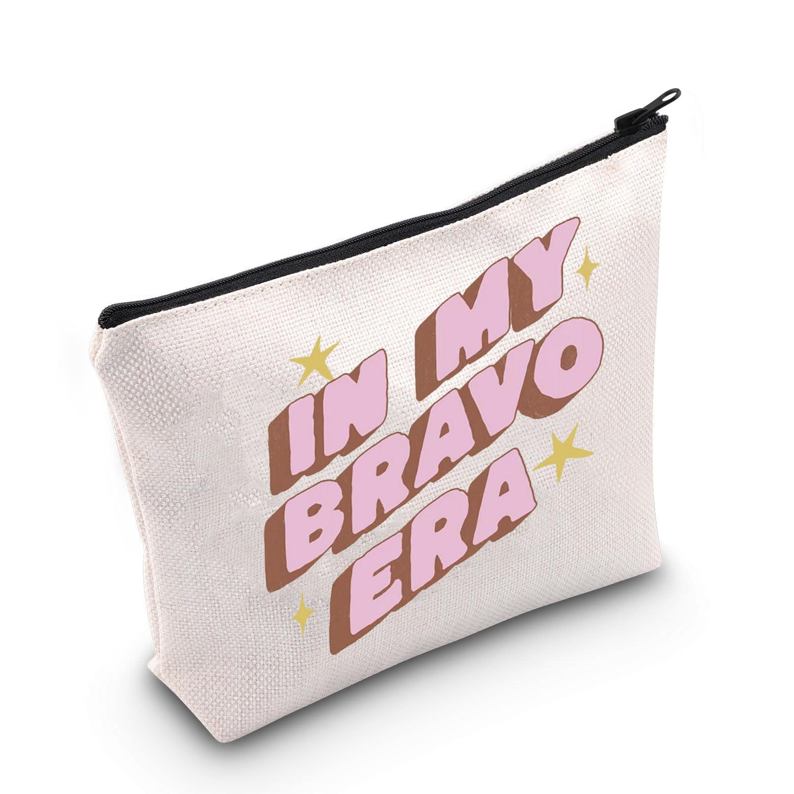 FUNYSO Bravo Makeup Bag Housewives Gift Bravo TV Show Inspired Gifts in My Bravo Era Cosmetic Bag (in My Bravo UK)