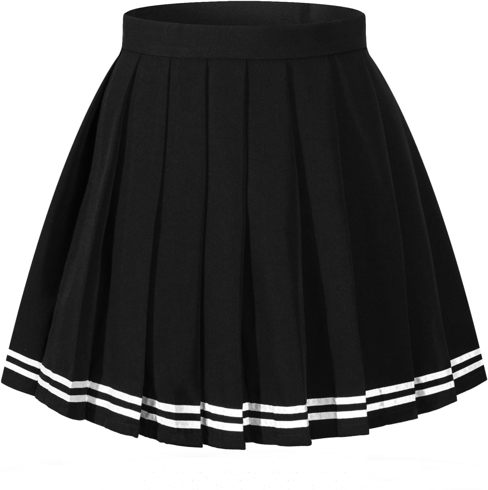 Women Girls High Waisted Plaid Pleated Skirts Plus Size School Uniform Mini Cosplay Costumes