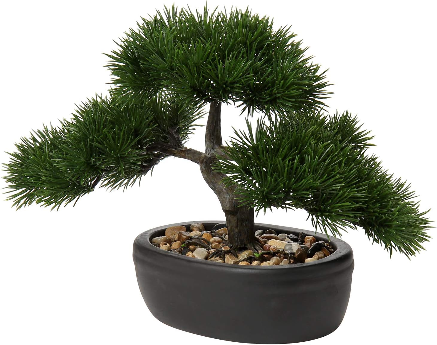 (Bonsai Tree 03) - U/S Bonsai Tree, Fake Plants Ceramic Potted Tree Artificial Japanese Cedar Bonsai Tree Decoration for Home Desk Office Bathroom Kitchen Farmhouse Indoor/Outdoor (Bonsai Tree 03)