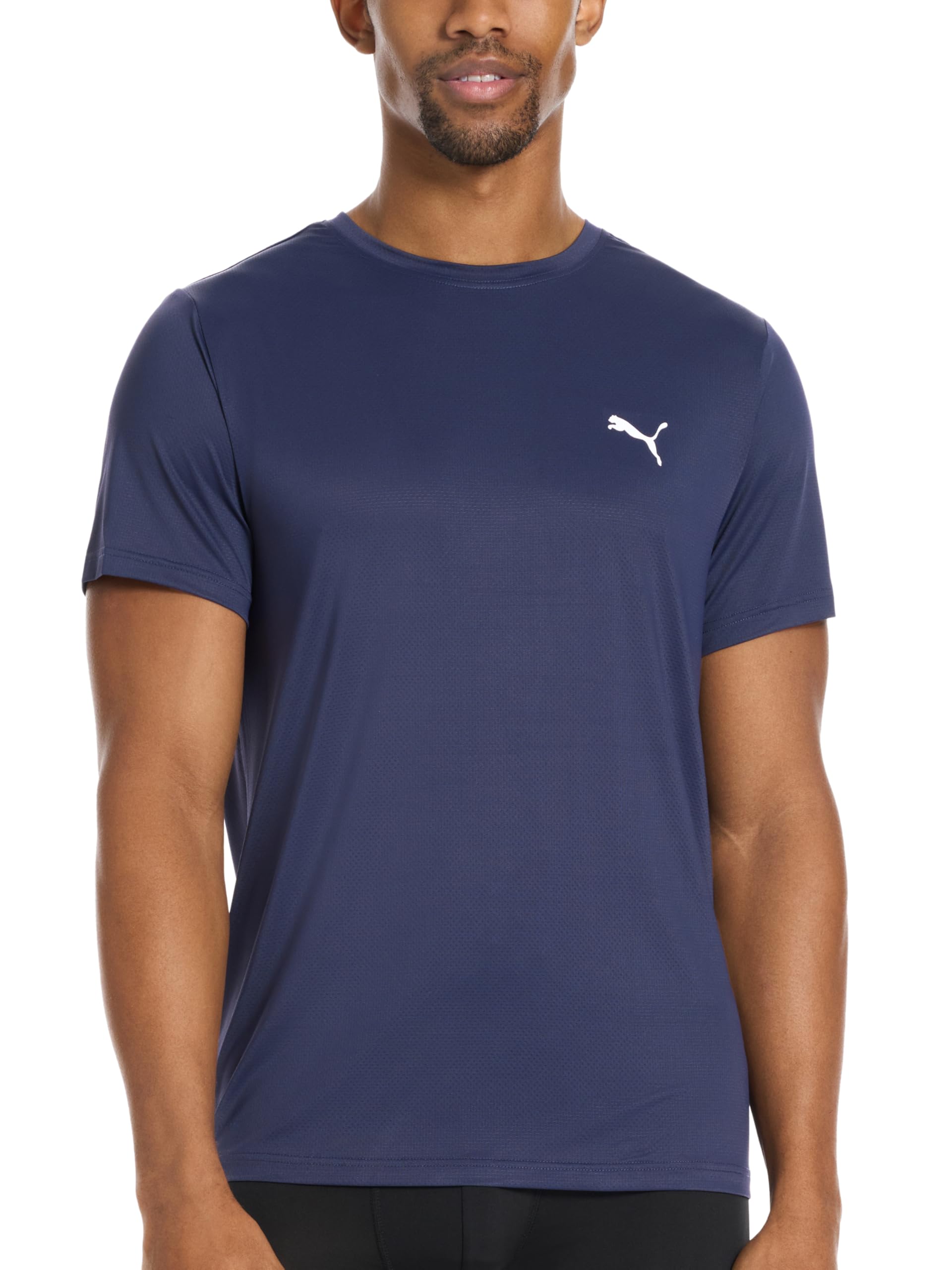 PUMA Męska koszulka 360 Cool Mesh Crew Neck, granatowy, S