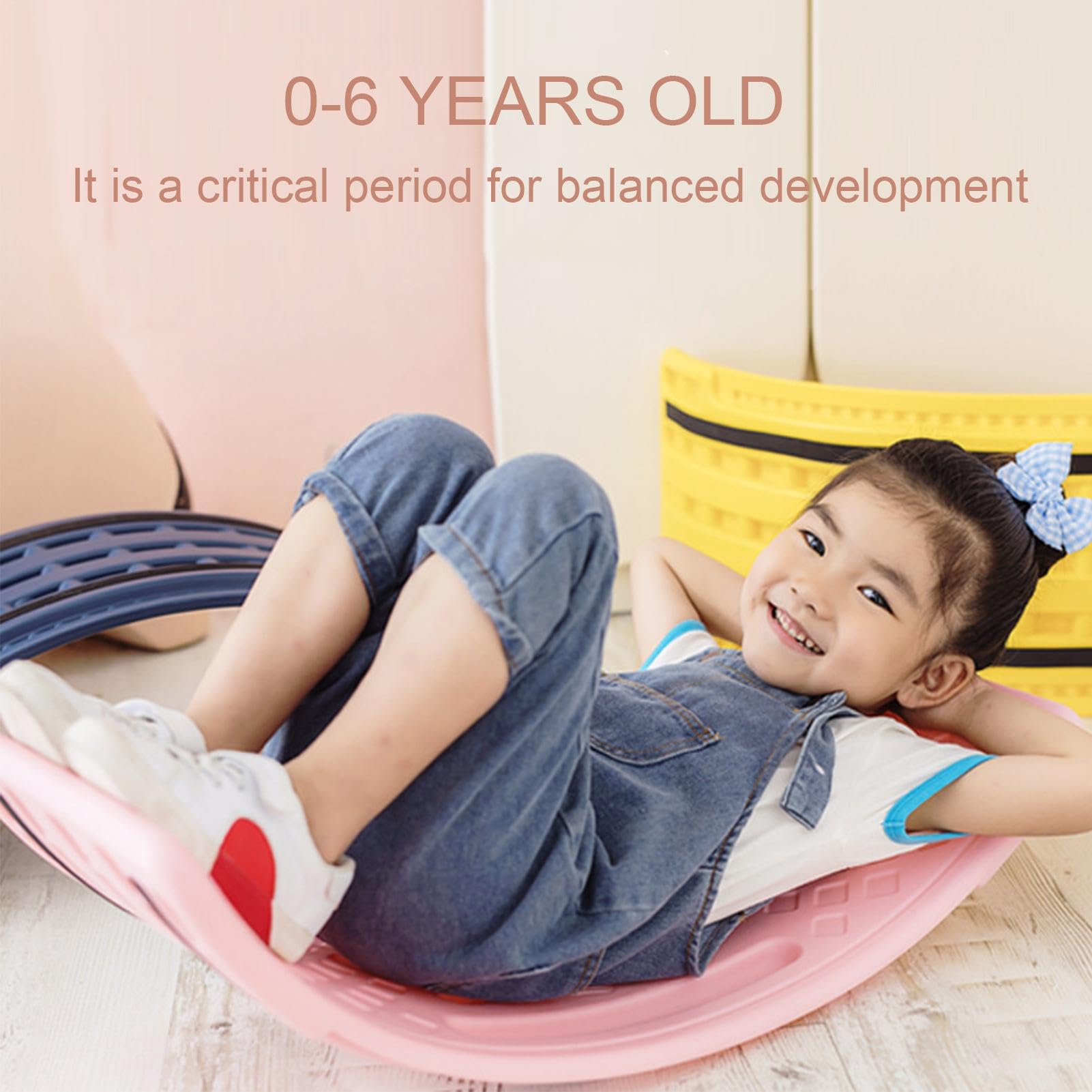 Amazon | バランスボード 滑り止め感覚トレーニングシーソーおもちゃ