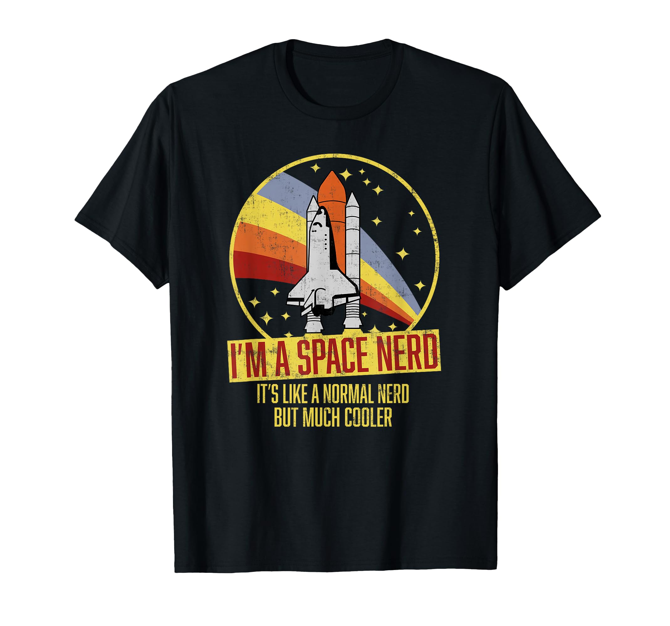 Vintage Space Shuttle - Science Fiction Geek - Space Nerd T-Shirt