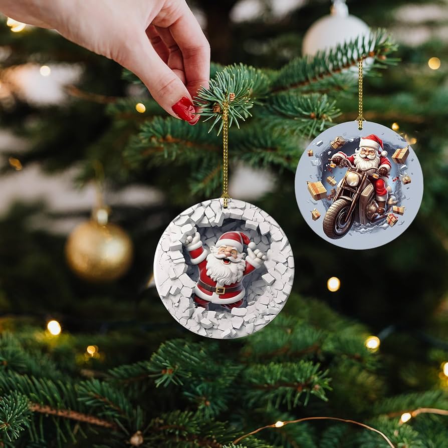Small flat christmas ornaments Clearance