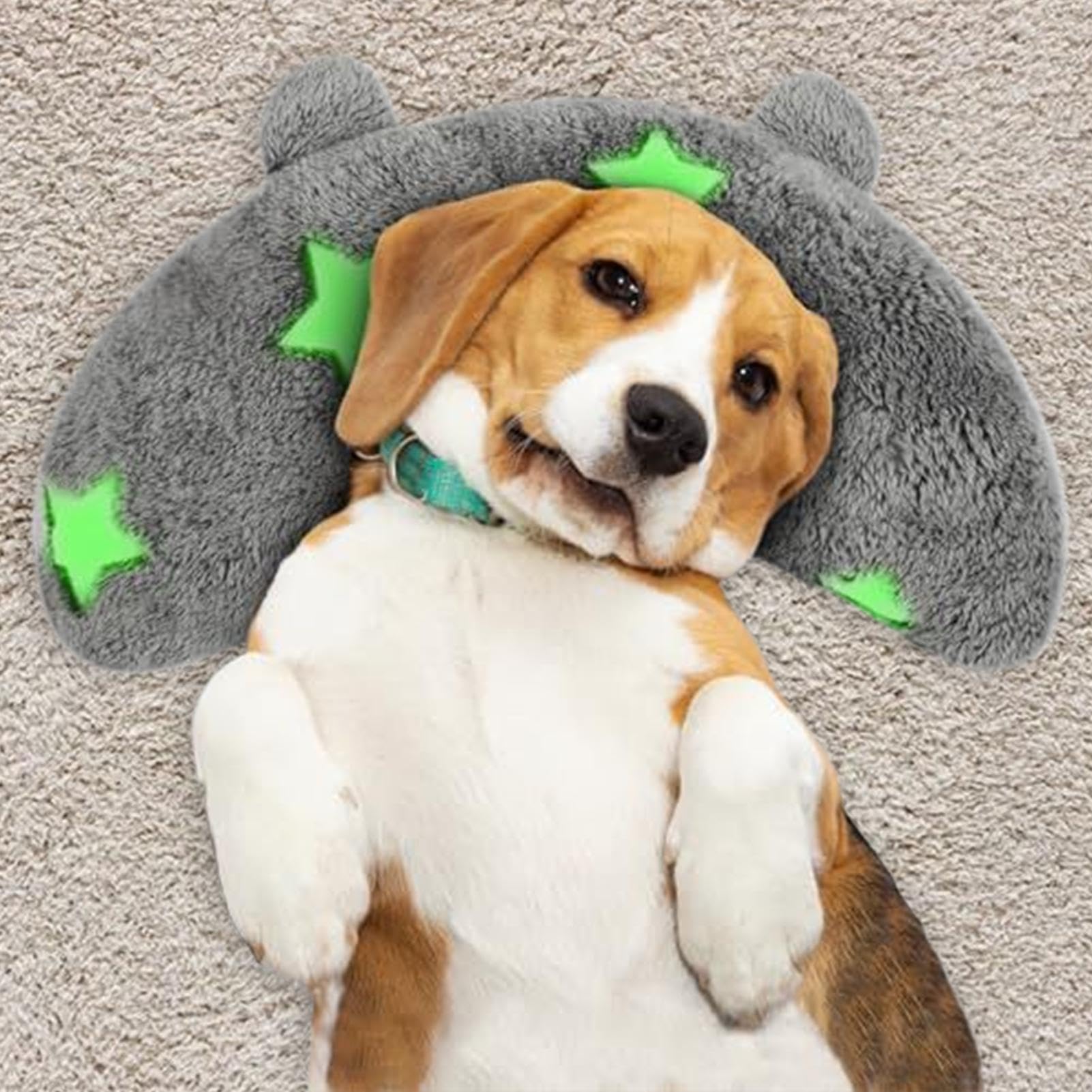 Cuscino cervicale per gatti, cuscino mezza ciambella per cani, cuscino per dormire per il collo del gatto | comodo cuscino cervicale per cani, giocattolo rilassante lavabile e lucido per cani e gatti