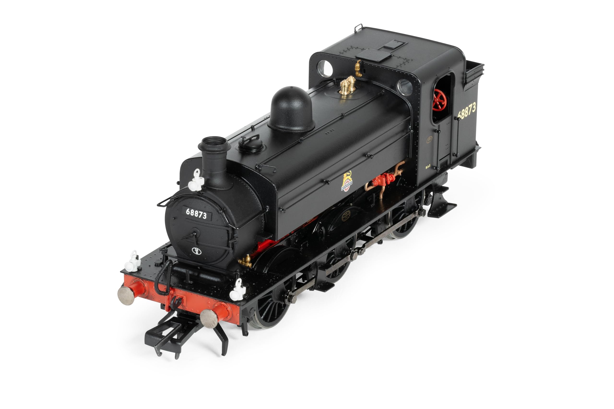 Hornby R30367 BR Early Class J52 0-6-0ST 68873, lokomotywa parowa, skala OO, 14 lat+