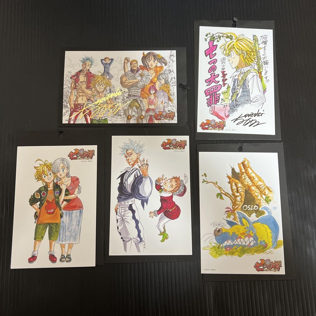 Amazon.co.jp: 七つの大罪 イラストカード サイン ポストカード