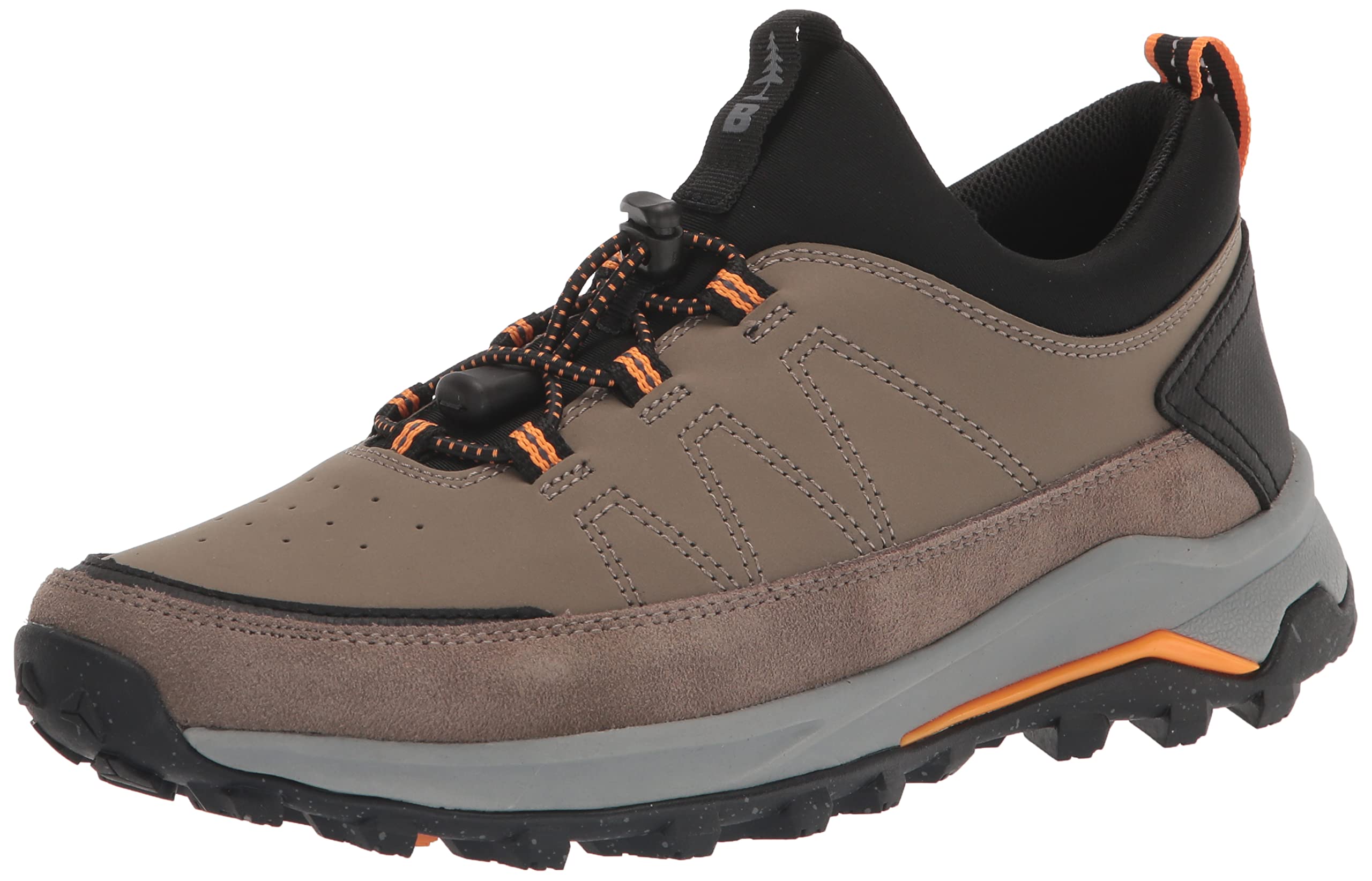 BASS OUTDOOR Men's Trek Stretch Hiker Hiking Shoe, Walnut, 9.5