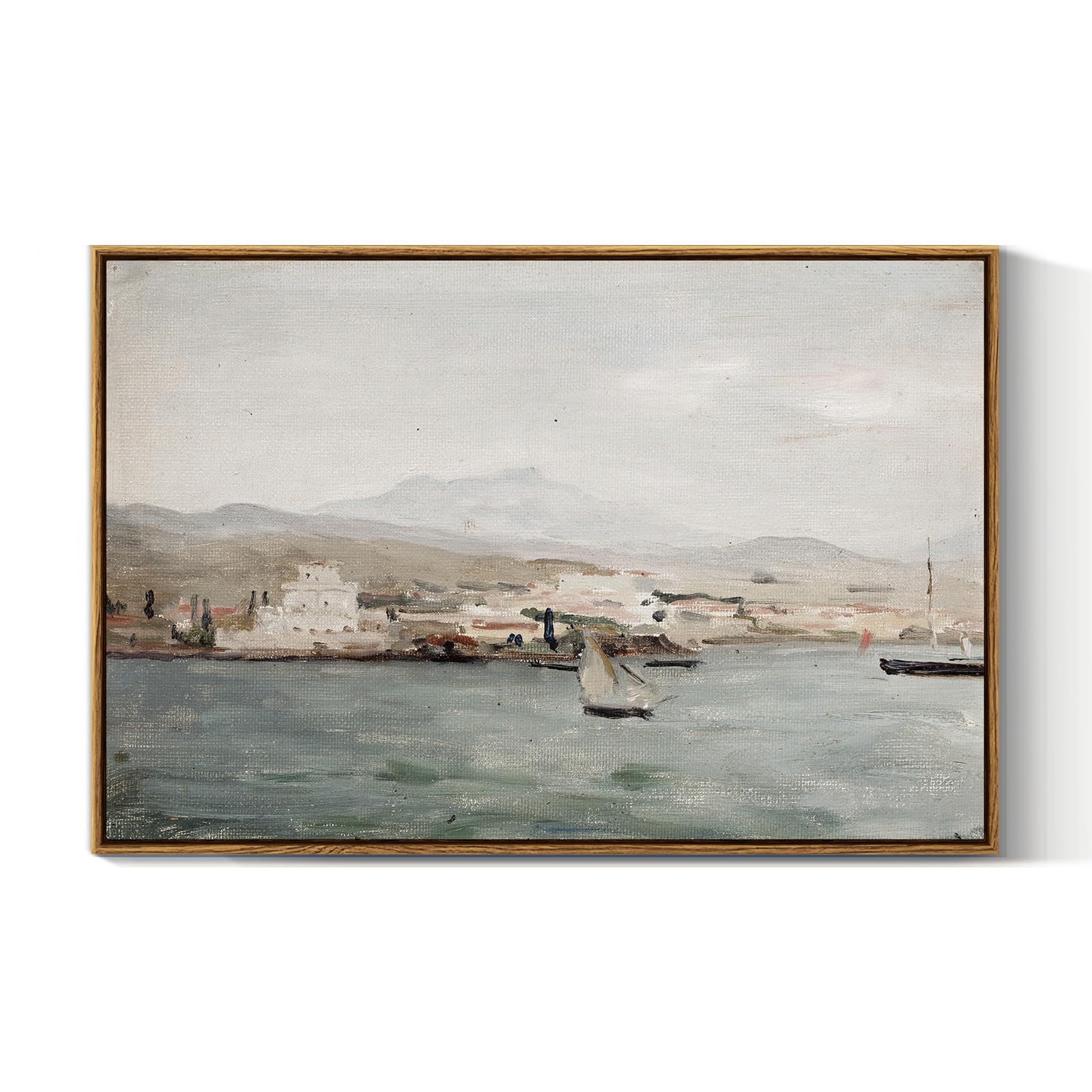 VIYYIEA Vintage Framed Black Dog Wall Art, Bedroom Living Room Minimalist Animal Art Decor, Antique Dog Canvas Print Paintings, Home Farmhouse Retro Still Life Decor, 12x16 Inch — view 52