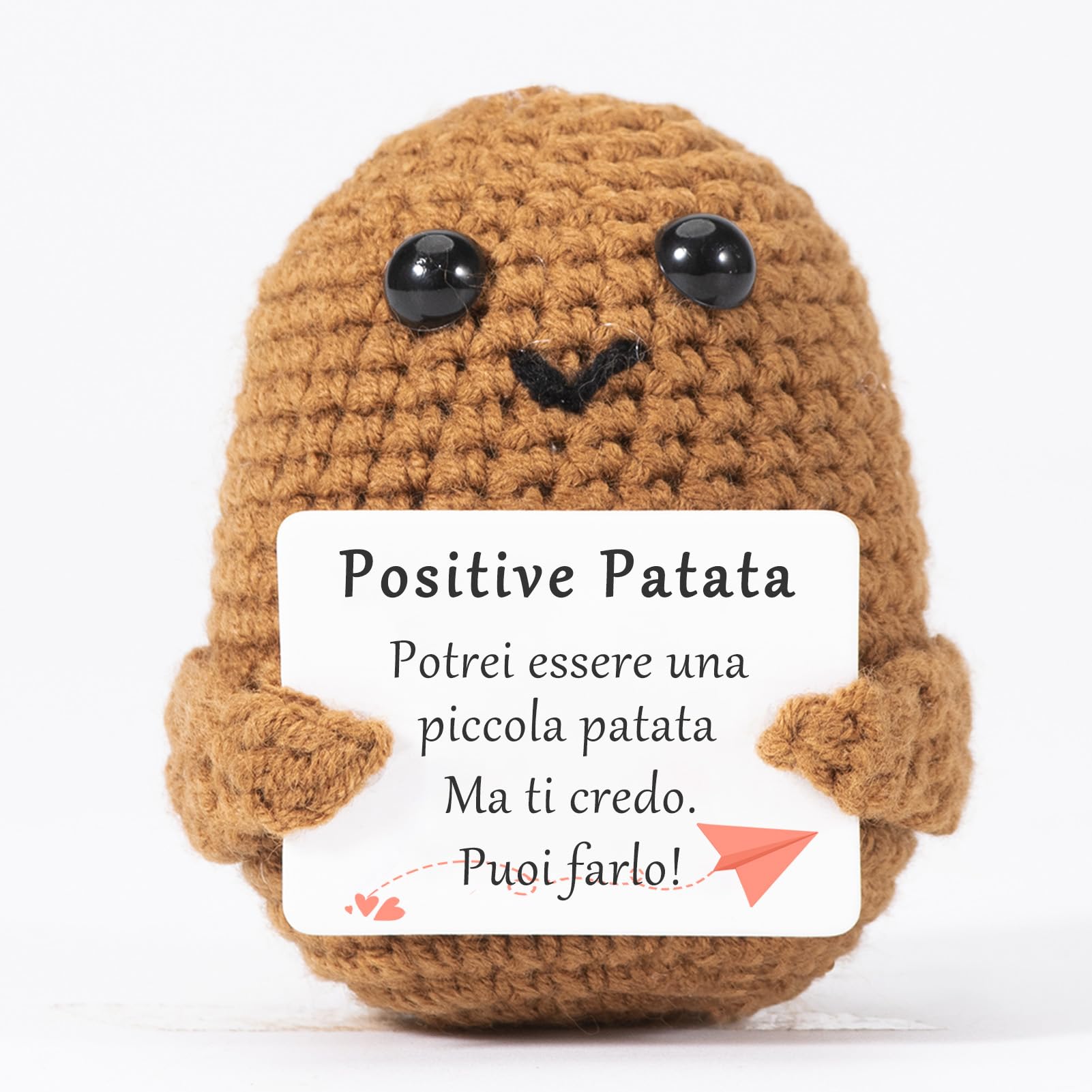 XBOCMY Regali divertenti, patate italiane, idee interessanti, compleanni per uomini, donne, coppie e adolescenti, oggetti per ufficio di colleghi, peluche insoliti, bambole umoristiche di ispirazione