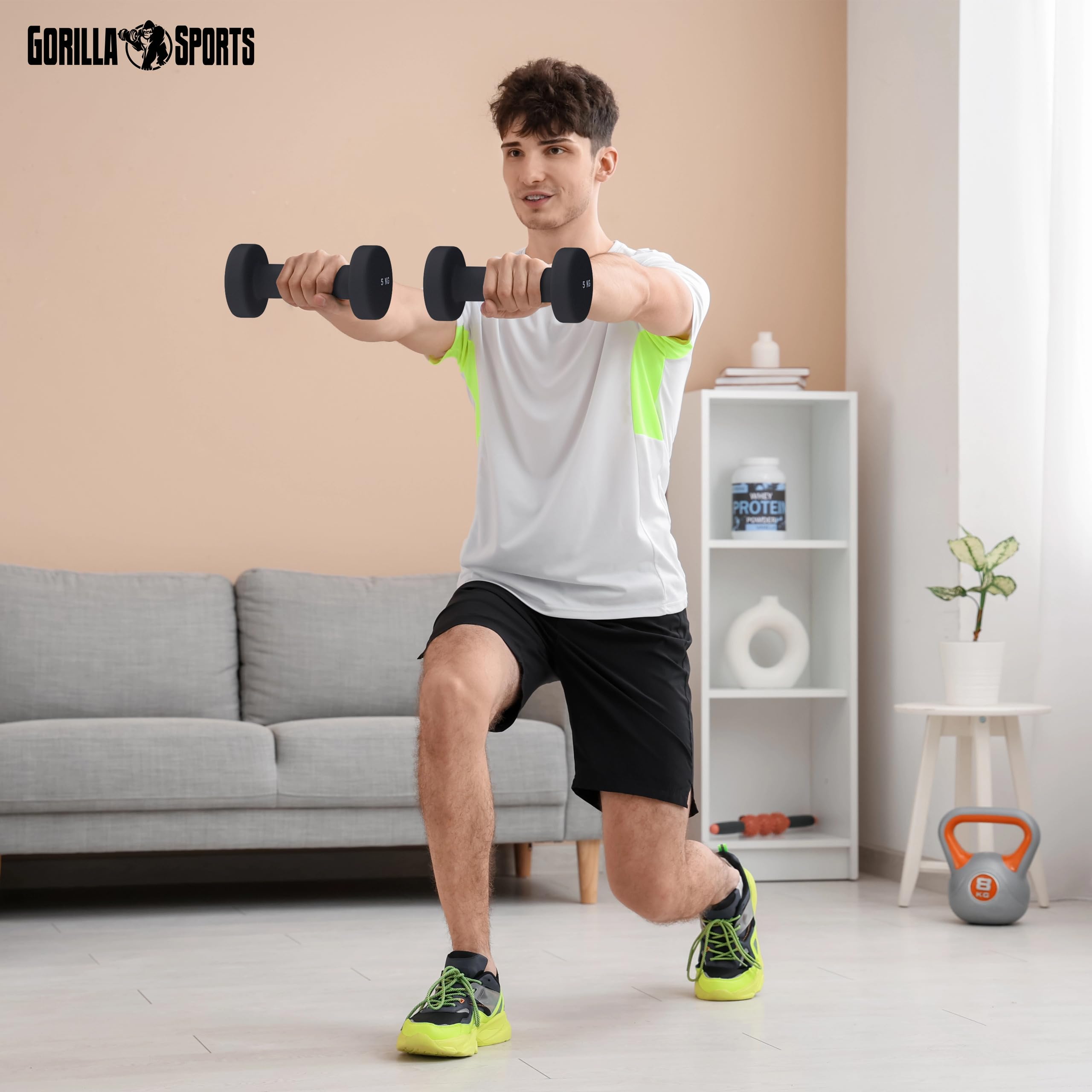 Gorilla Sports - Mancuernas de Vinilo
