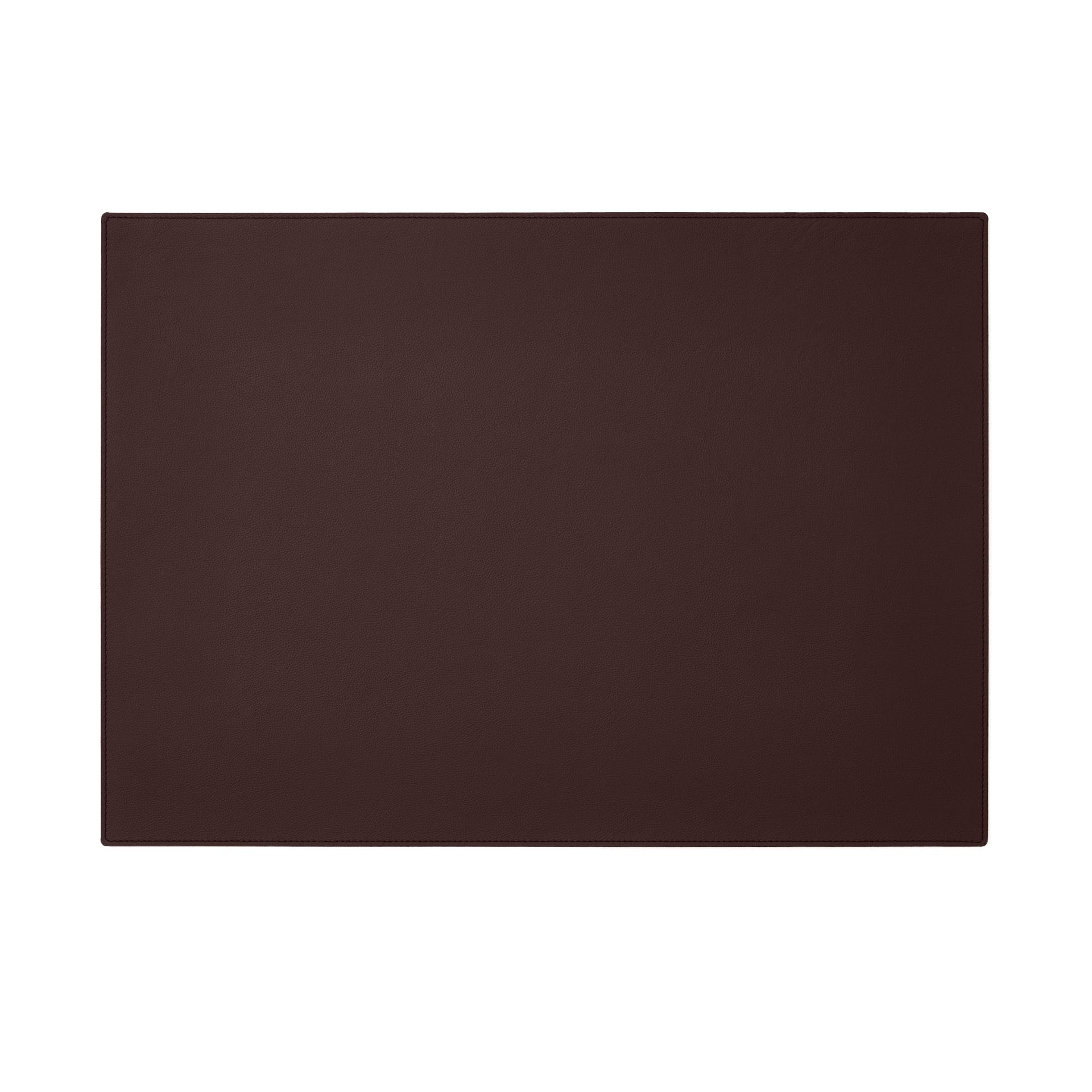 Eglooh - Palladio - Desk Mat for Office Made of Fine Real Leather Dark Brown - Desk Pad cm 70x50 - Large Mouse Pad with Handmade Stitchings and Non-Slip Bottom - Made in Italy — image 1