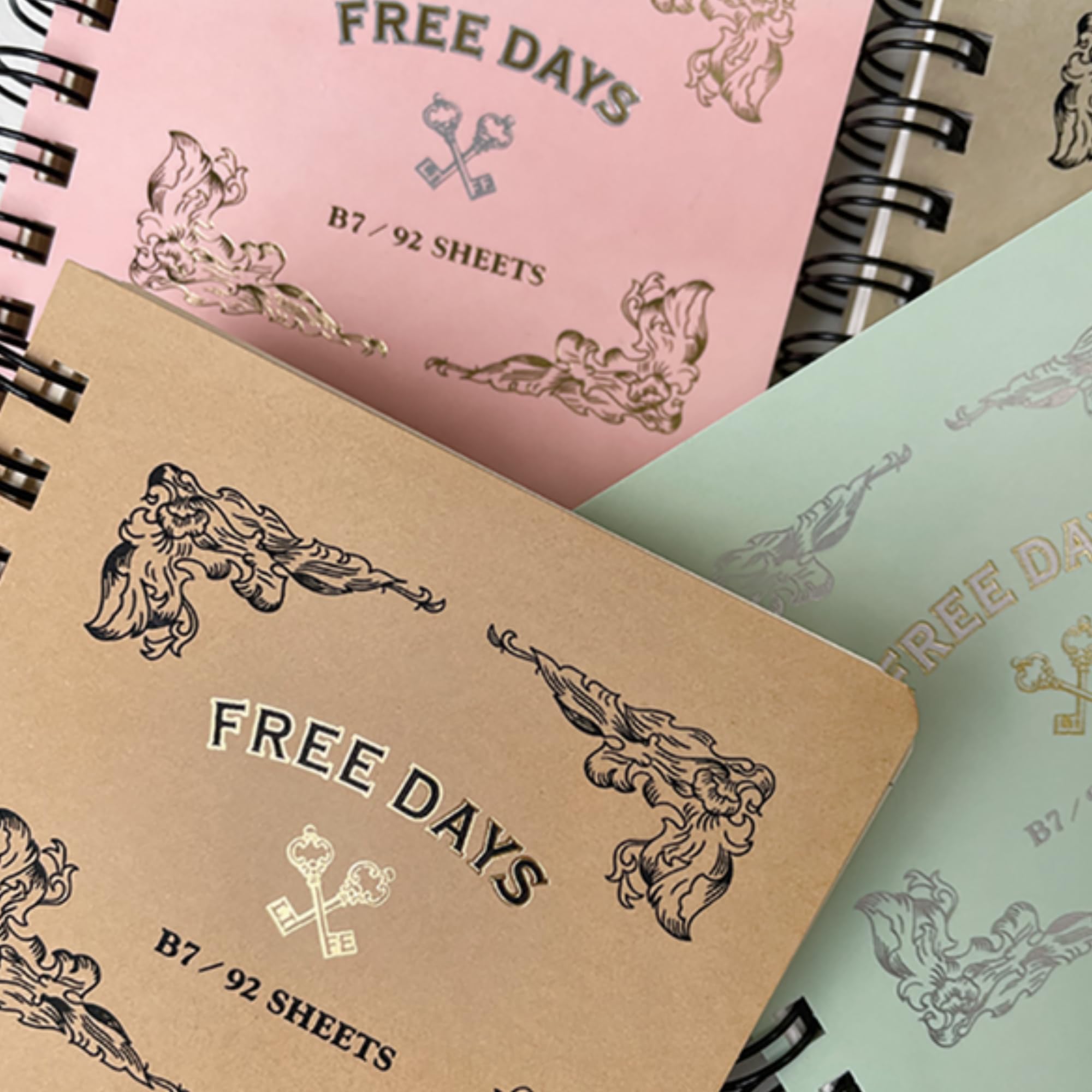 Life D1543 Quaderno ad anelli, B7, Freedays, grigio