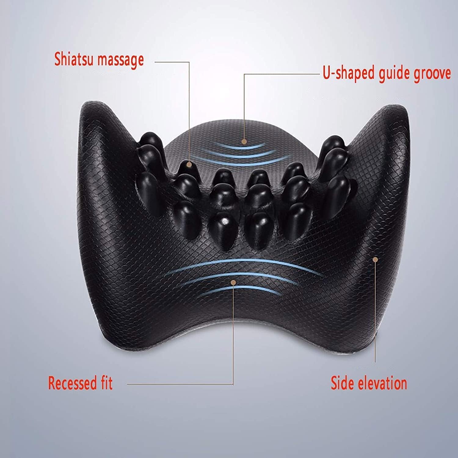 Supporto per Il Collo per Il Dolore al Collo, Cuscino di trazione cervicale, Cuscino di trazione ergonomico Portatile per alleviare Il Dolore, Dispositivo di trazione per alleviare