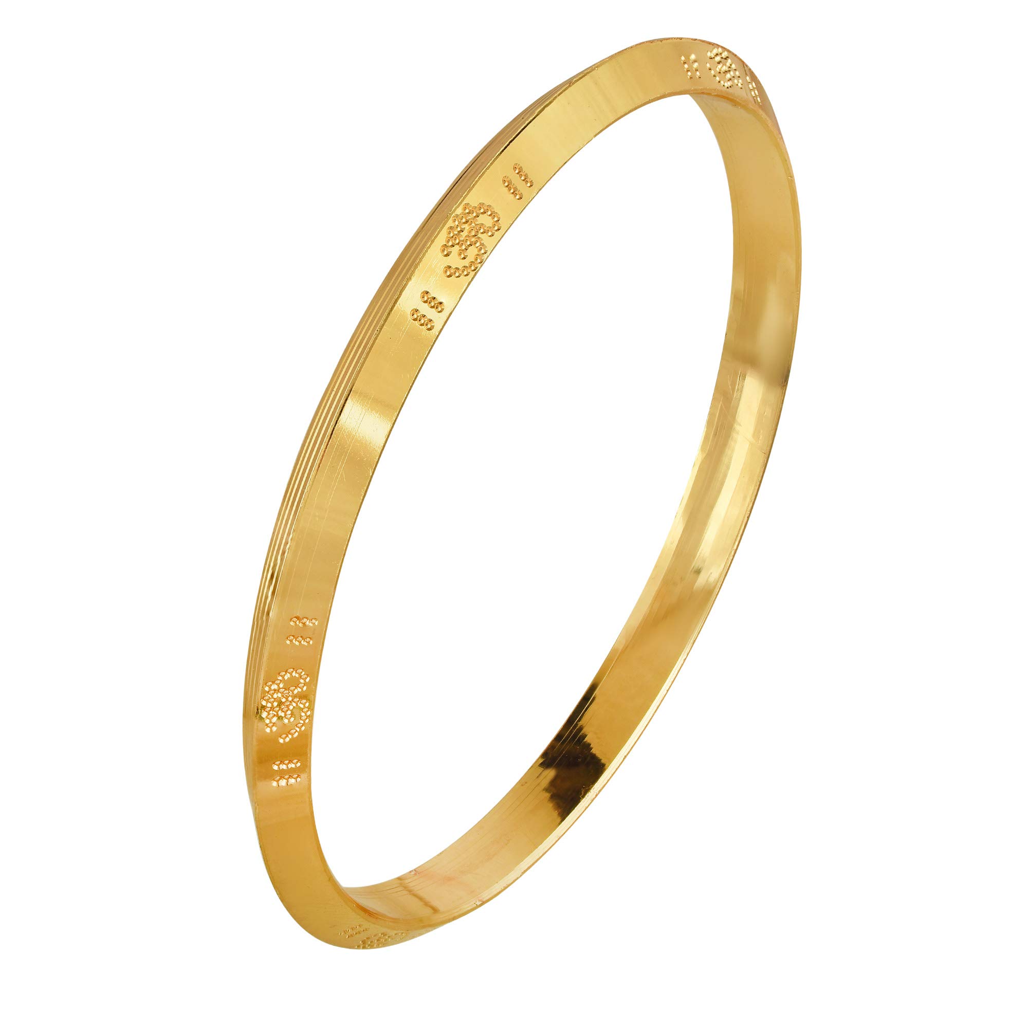 Memoir Gold plated Spiritual OM Kada Bangle Men Women (B07PK6T6Y6) Amazon Price History, Amazon Price Tracker