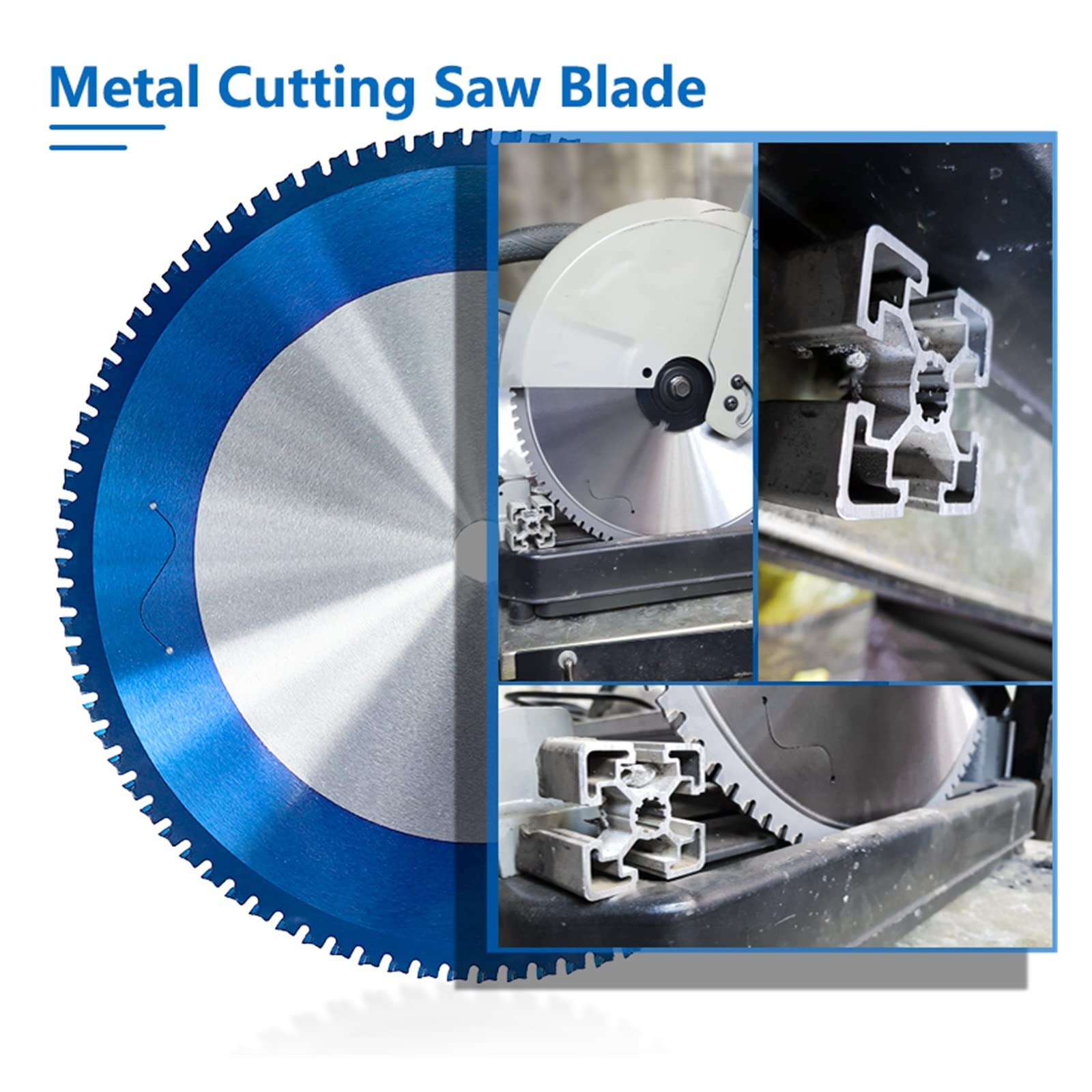 Cirkelzaagblad Metaal Snijden 355mm XCAN Metaalzaagblad 180-355 Mm Cirkelzaagblad Voor Het Zagen Van Aluminium Ijzer Staal Nano Blauw Gecoat Hardmetalen Zaagblad Voor Doorslijpschijf