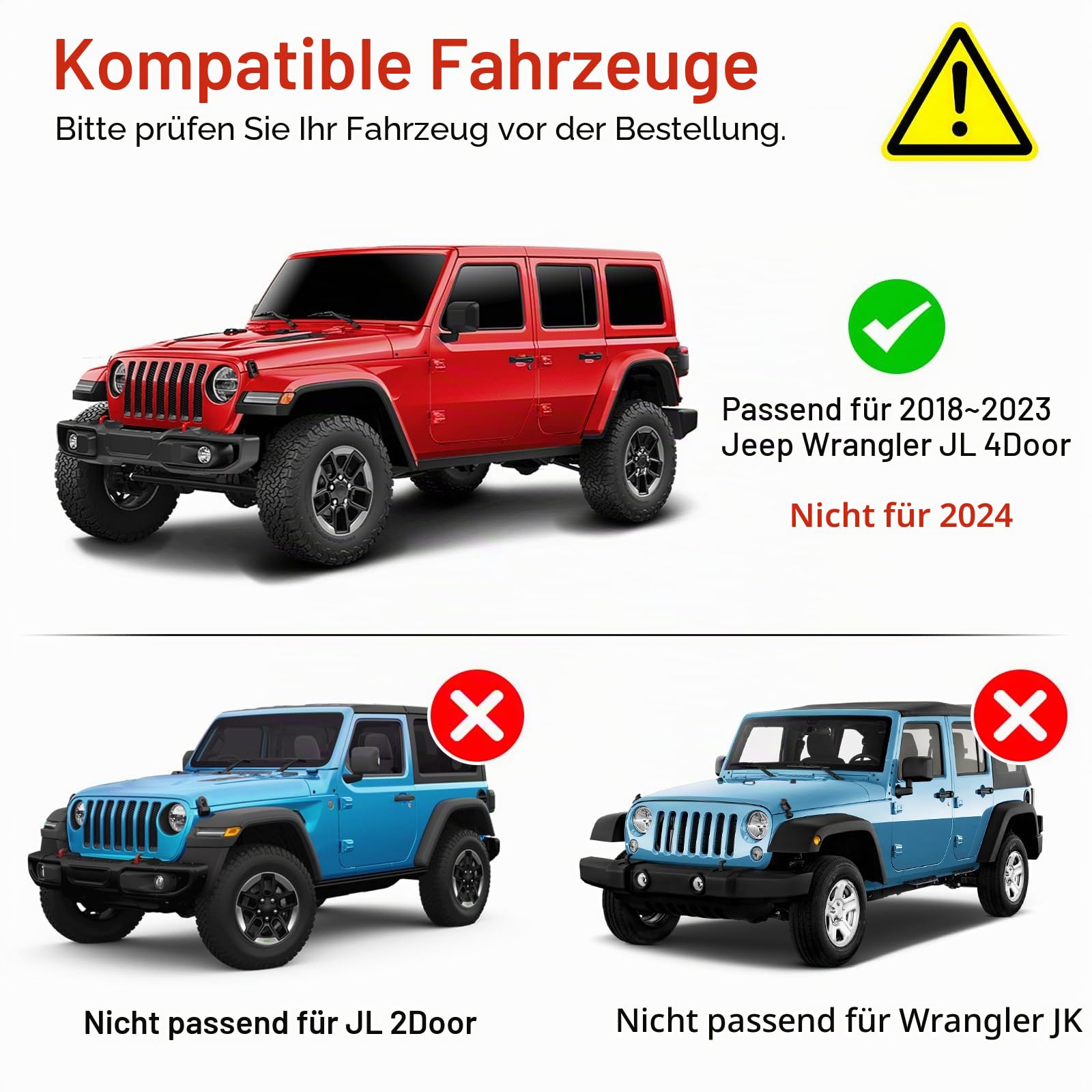 Radkasten-Aufbewahrungsbehälter für Jeep Wrangler JL JLU 4XE 2018–2023, Cargo-Organizer, Kofferraum, seitliche Aufbewahrungsbox für Wrangler JL 4-Türer-Zubehör (links + rechts, nicht passend für