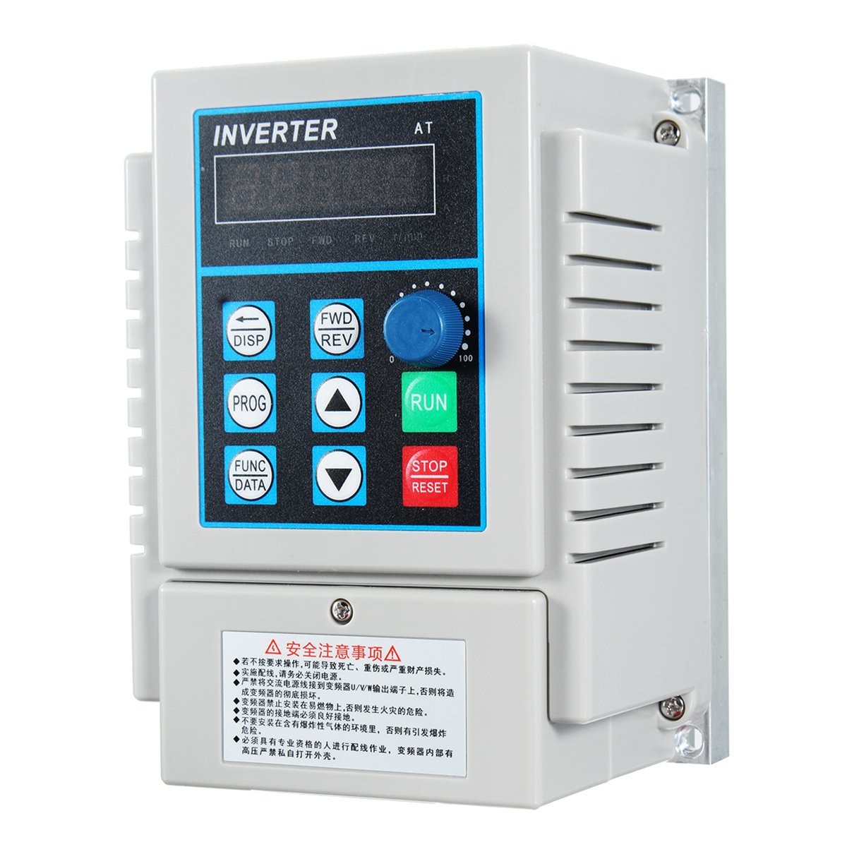 MASUNNAC 220V 0.75KW VFD Variable Frequency Drive Inverter Frequency Converter Single Phrase In Three Phra