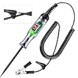 Automotive Test Light with 3-48V LED Digital Voltage Display, Auto Circuit Tester with Voltmeter & Dual Color Polarity Indicate, Electric Test Pen w/Stainless Probe for Car/Truck/SUV Checker