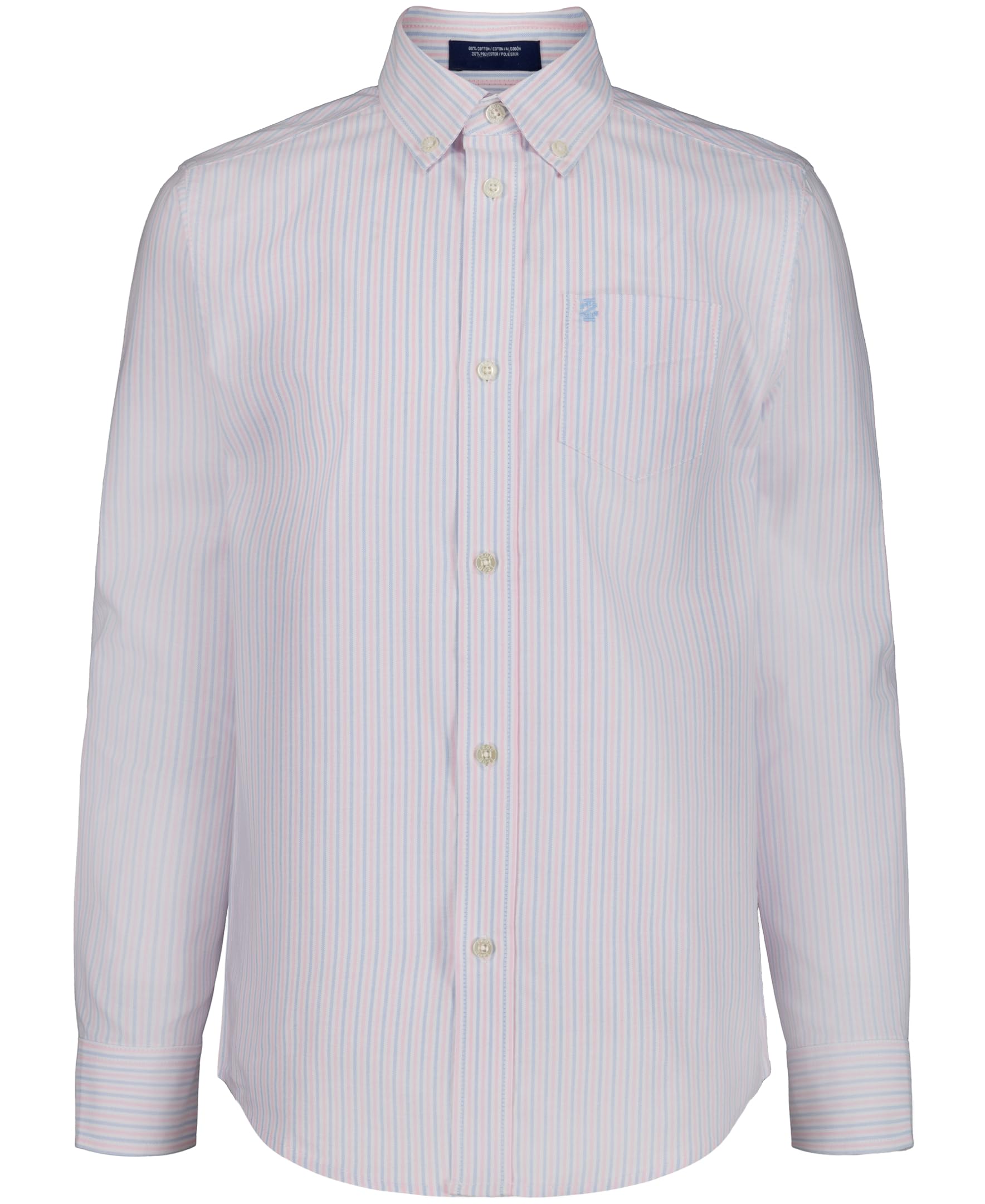 IZOD Boys' Long Sleeve Plaid Button-Down Dress Shirt