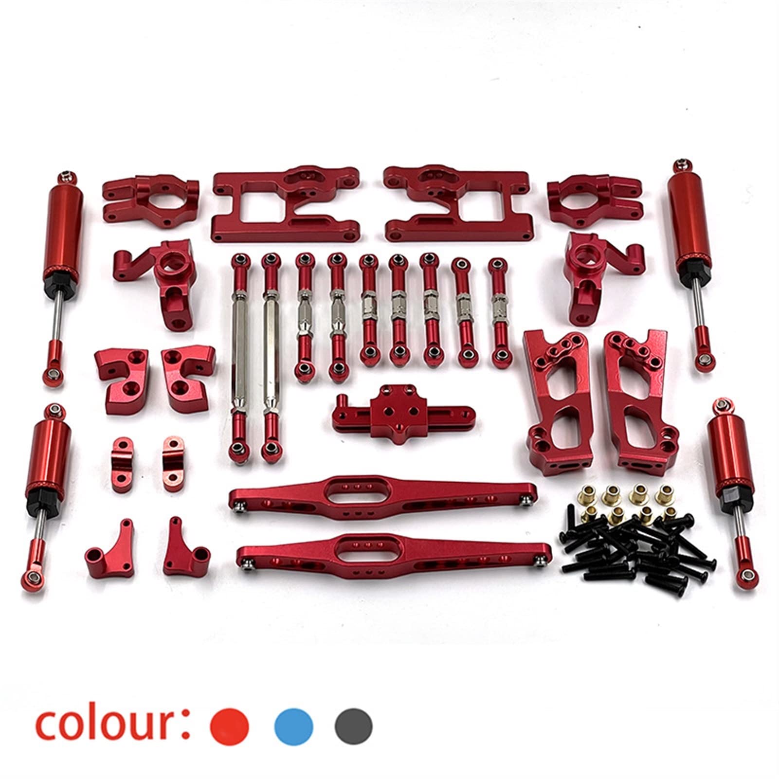 Model Ulepszone części metalowe Wahacz C, do siedzenia, układu kierowniczego, do siedzenia, zestaw części do samochodów RC, do WLtoys, 12428 12423 12427 Części do samochodów RC FY-01 02 03 Zda