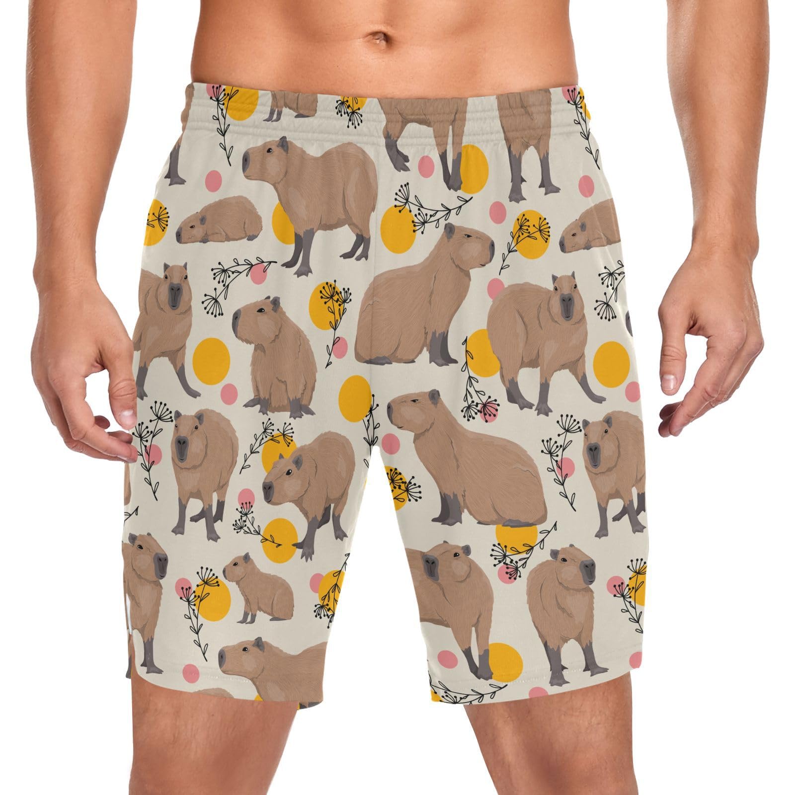 JHKKU Capybara Shorts for Men 7