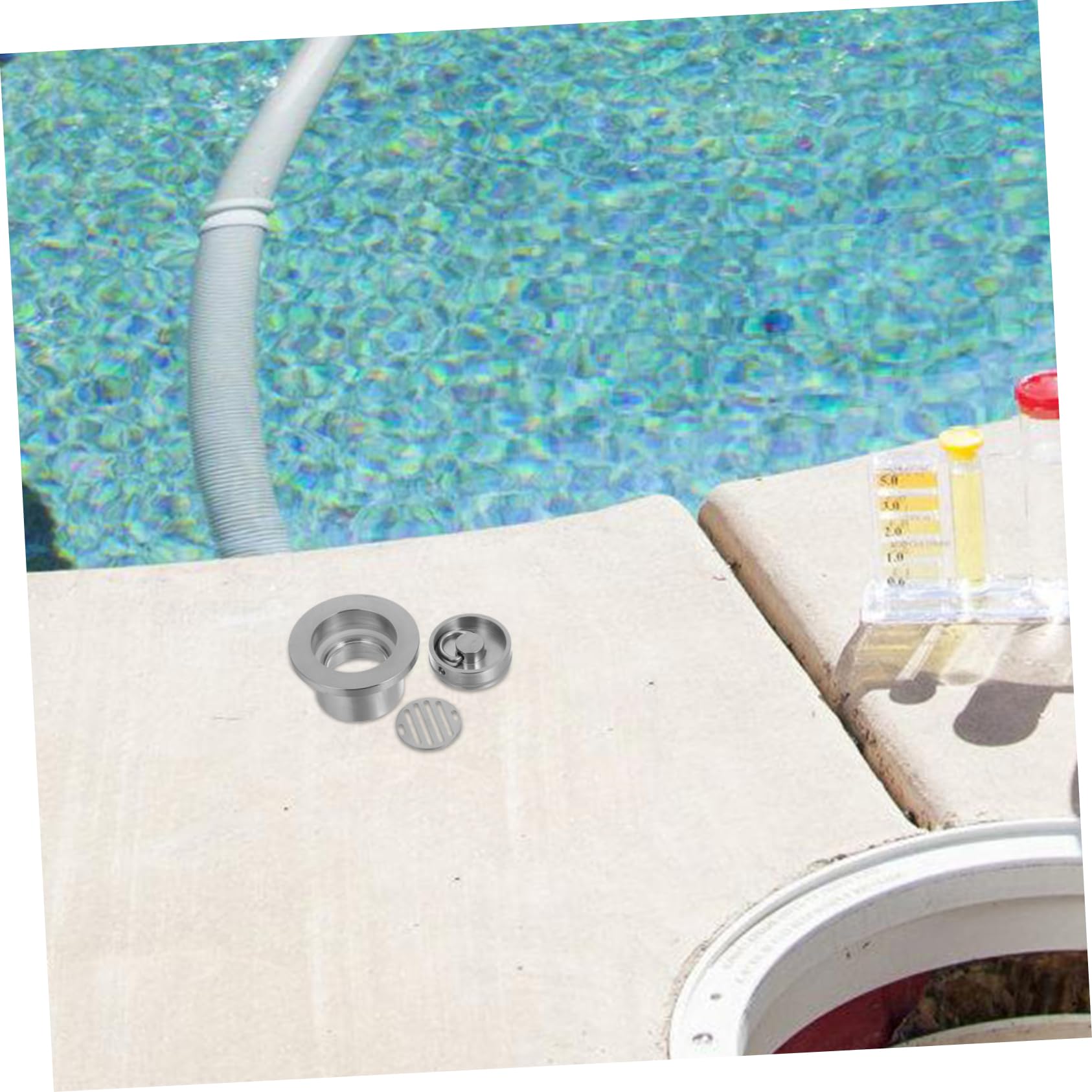 Desagüe del Suelo Piscina Redondo De Desagüe Reemplazable para Piscina De Seguridad Práctica para para De Jardín