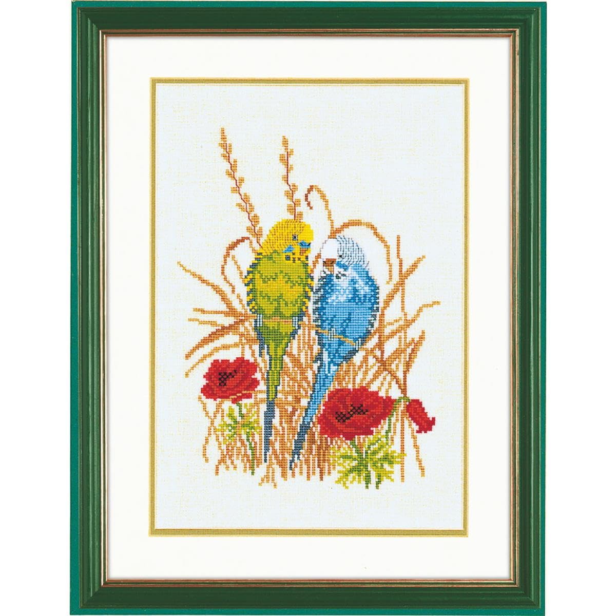 Eva Rosenstand Budgerigars Cross Stitch Kit