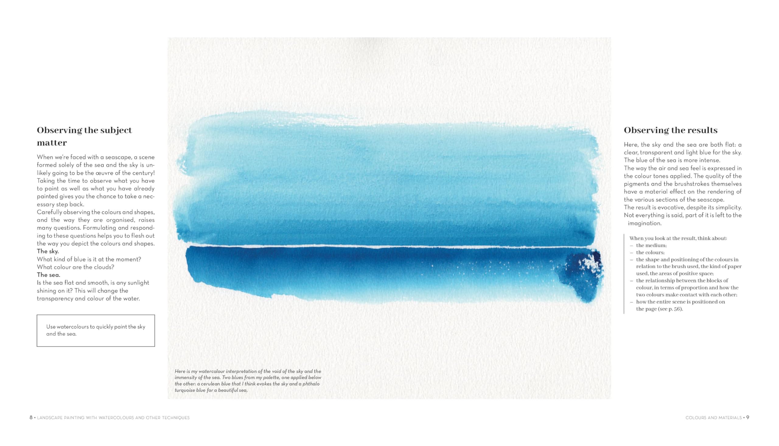Landscape Painting with Watercolours and Other Techniques: Exploring The Use of Lines and Colours