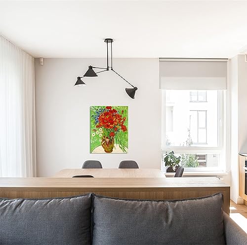 Miniatura 1325 de A&T ARTWORK The Starry Night de Vincent Van Gogh. Tamaño del marco: 36 x 30 pulgadas, tamaño de la imagen: 30 x 24 pulgadas, reproducciones clásicas